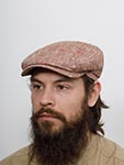 Кепка STETSON арт. 6382504 DRIVER CAP SILK VIRGIN WOOL (бордовый)